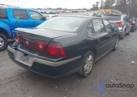 2002 Chevrolet Impala z USA, uszkodzony, nr VIN 2G1WF52E729235205
